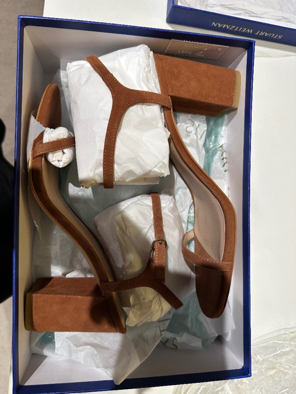 Stuart Weitzman Block Heel Sandal
